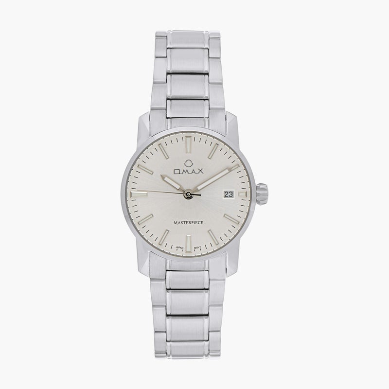 Omax Masterpiece Silver Watch for Women - Image 1